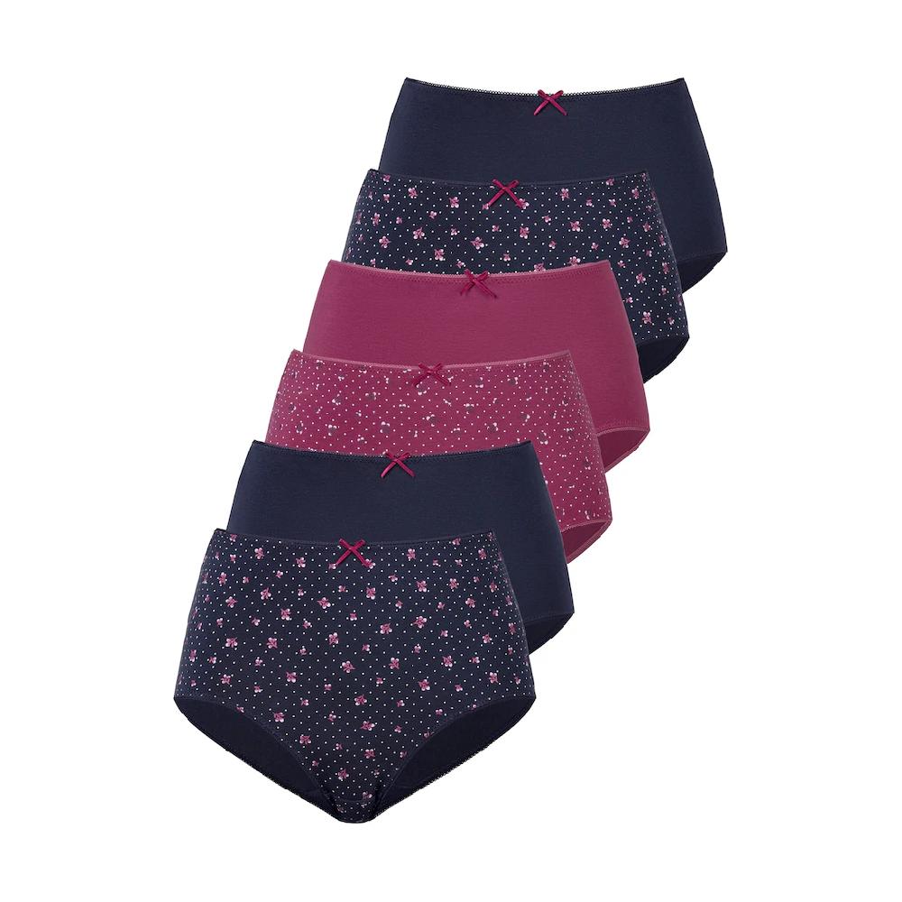 petite fleur Taillenslip (6er-Pack) aus elastischer Baumwolle