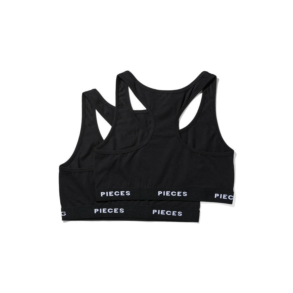 Pieces Bustier »PCLOGO LADY TOP 2 PACK NOOS BC« Kaufen