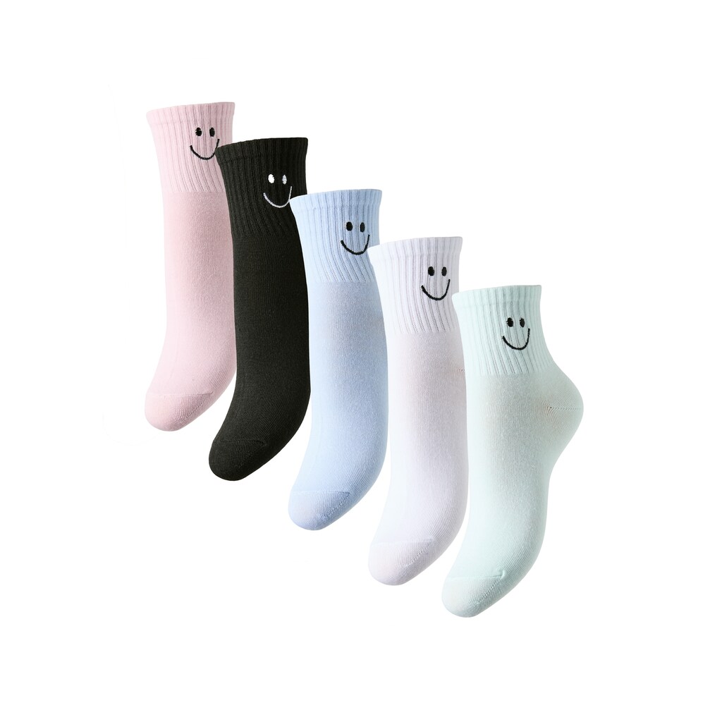Pieces Freizeitsocken »PCMINDRA SOCKS 5 PACK BC« (Packung 5 Paar)