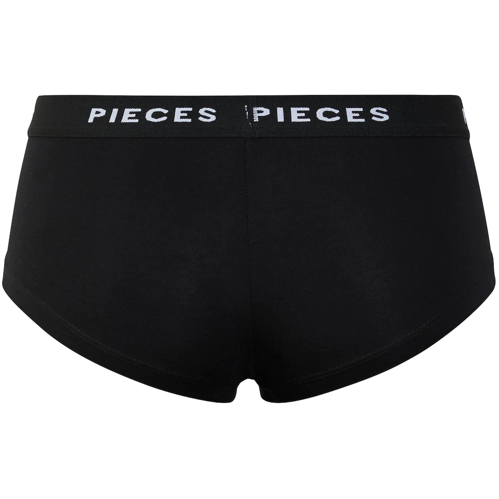 Pieces Hipster »PCLOGO LADY 4 PACK SOLID NOOS BC« (Packung 4 St. 4er-Pack)