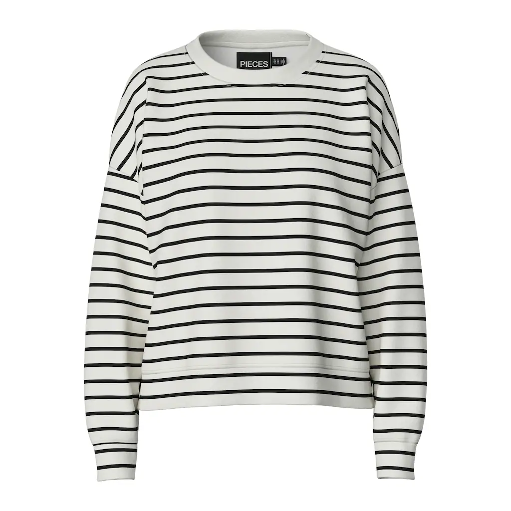 Pieces Sweatshirt »PCCHILLI LS SWEAT STRIPES NOOS BC«