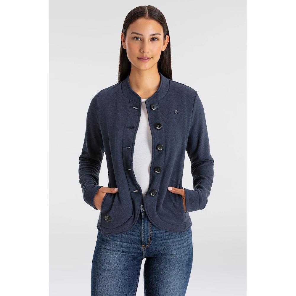 Ragwear Sweatjacke »AVALINA O« Maritimer Sweat-Blazer Mit Kontrast-Details