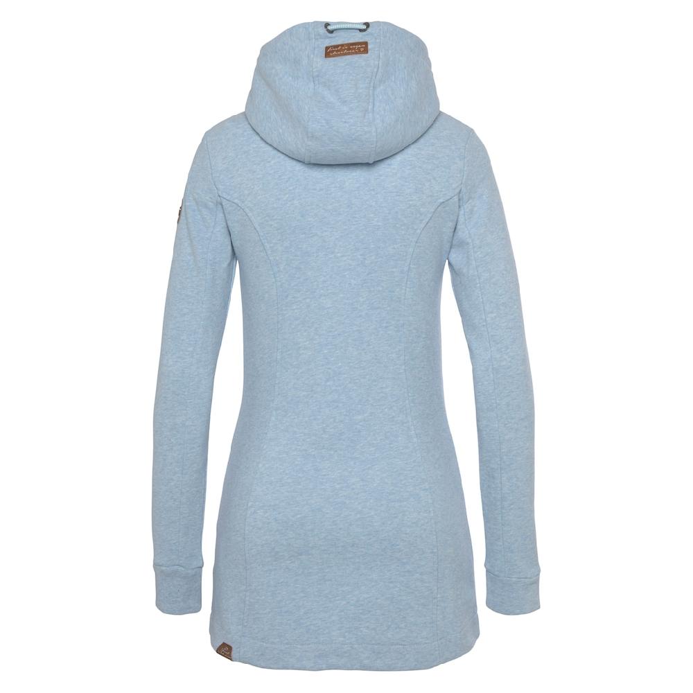 Ragwear Sweatjacke »LETTY O« Mit Dekorativen Patches Aus Kunstleder
