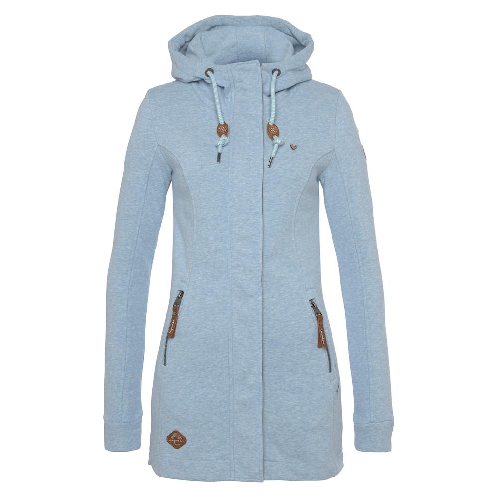 Ragwear Sweatjacke »LETTY O« mit dekorativen Patches aus Kunstleder