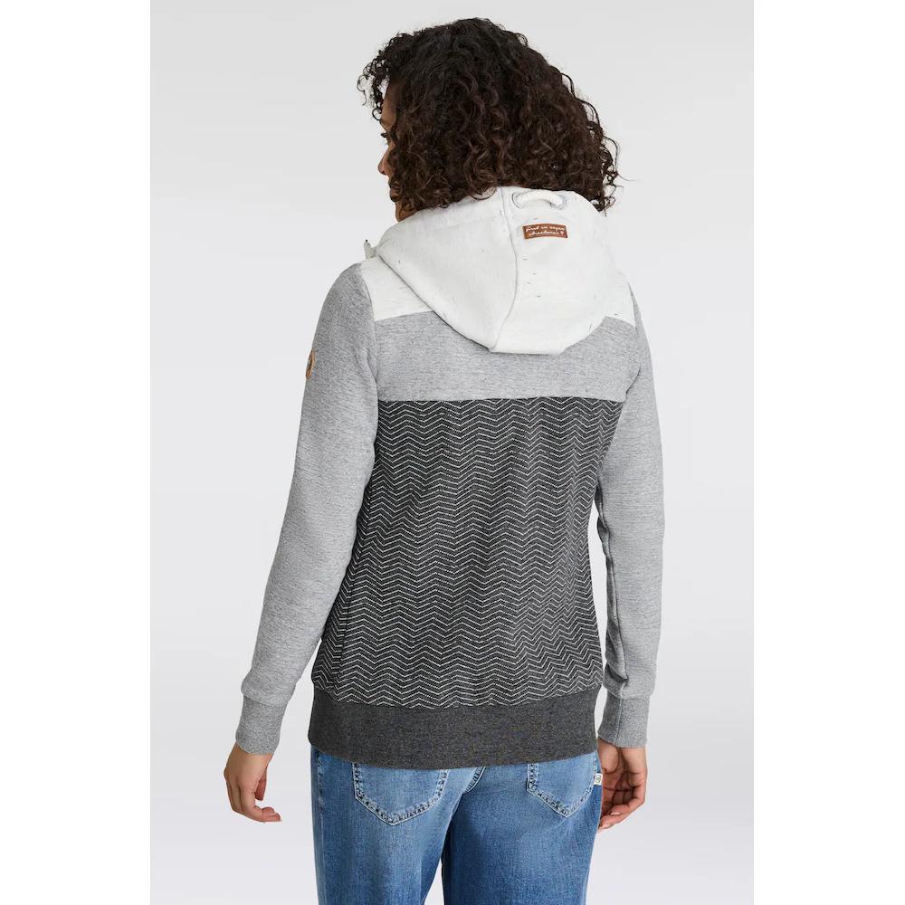 Ragwear Sweatjacke »TREGA ZIP O« Im Colorblocking-Design