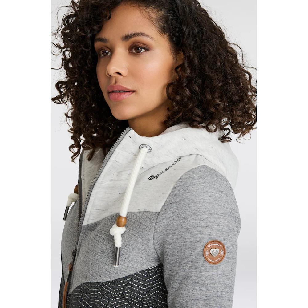Ragwear Sweatjacke »TREGA ZIP O« Im Colorblocking-Design