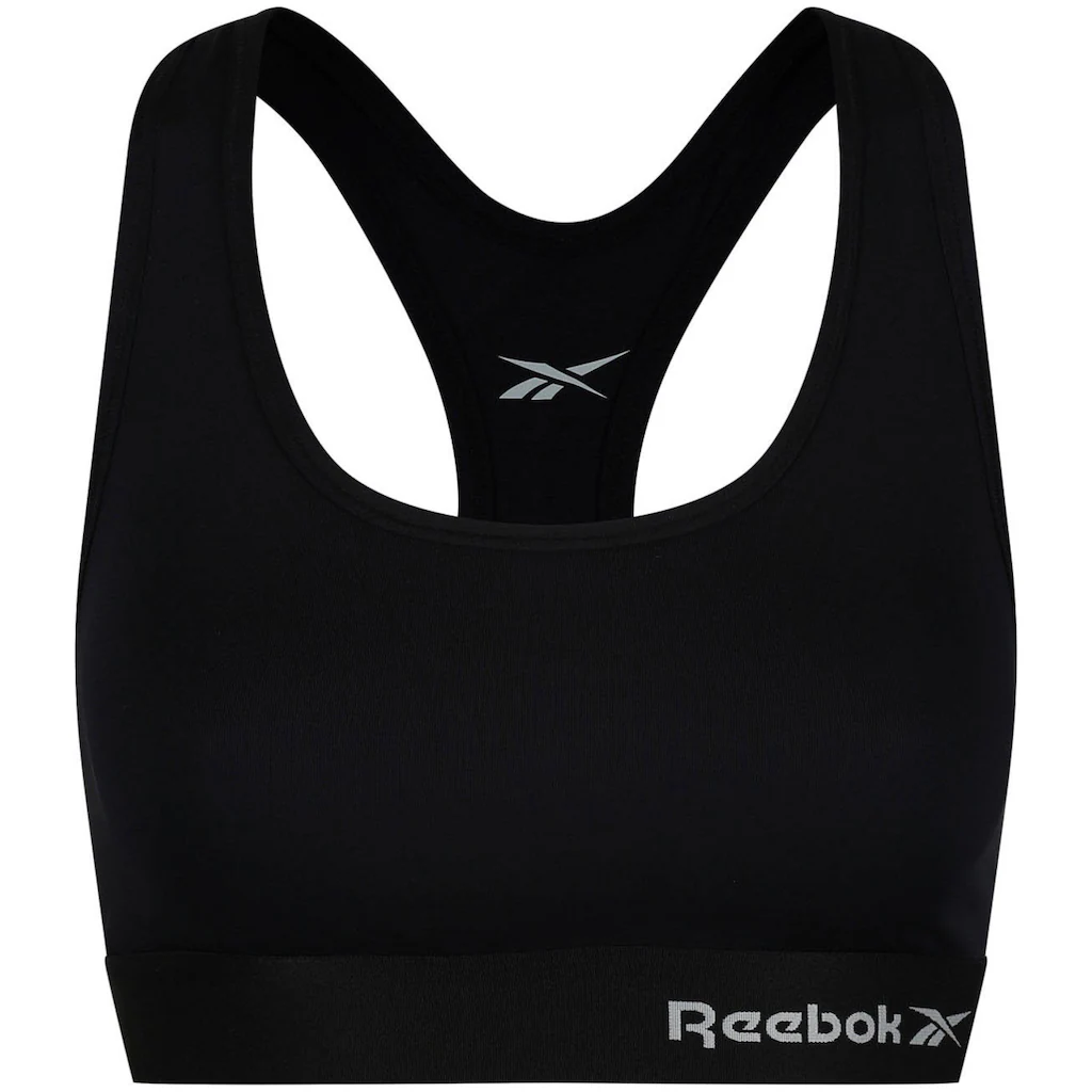 Reebok Bustier »"Steffi"« Dehnbarer BH Mit Logoschriftzug Bestellen
