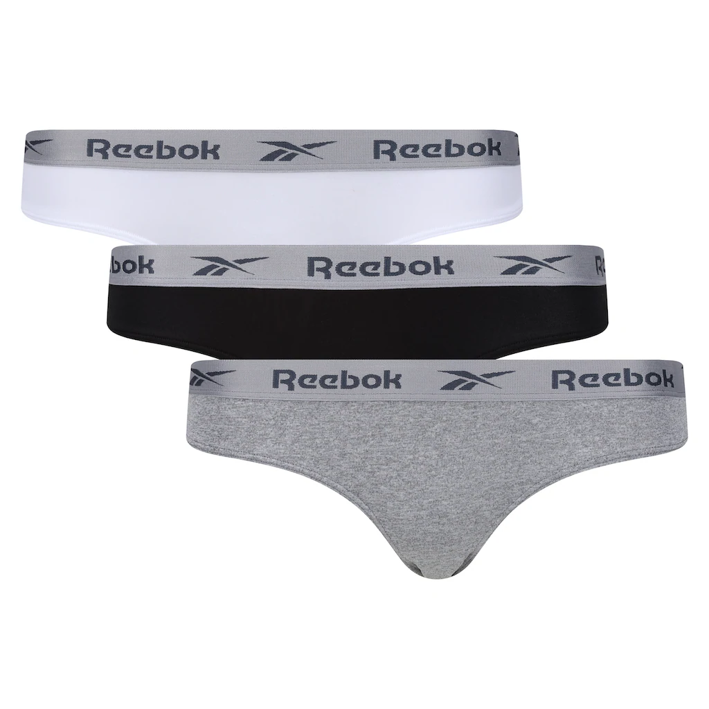 Reebok Slip »Enrica« (3er Pack) mit Branding am Bund