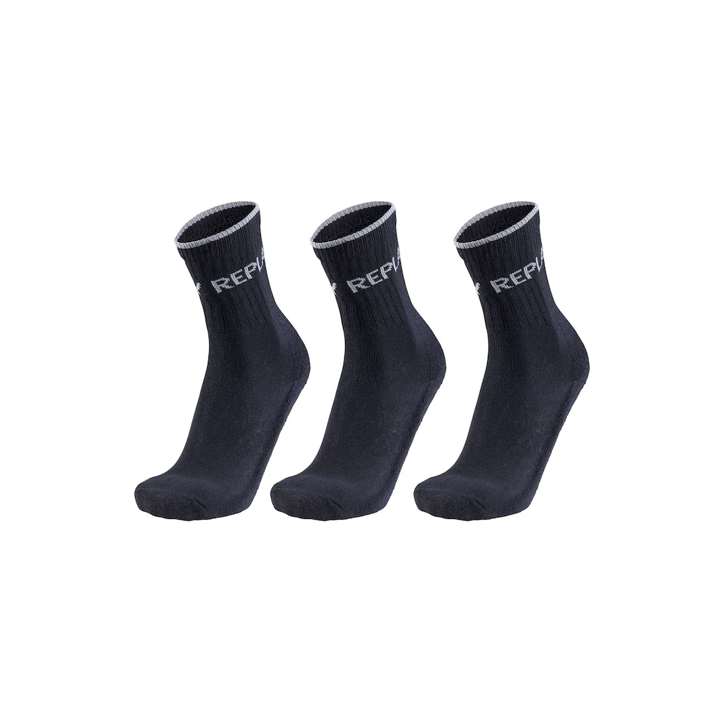 Replay Kurzsocken »Socken REPLAY TENNIS Leg Logo 3Prs Banderole 3er Pack« ▷ für