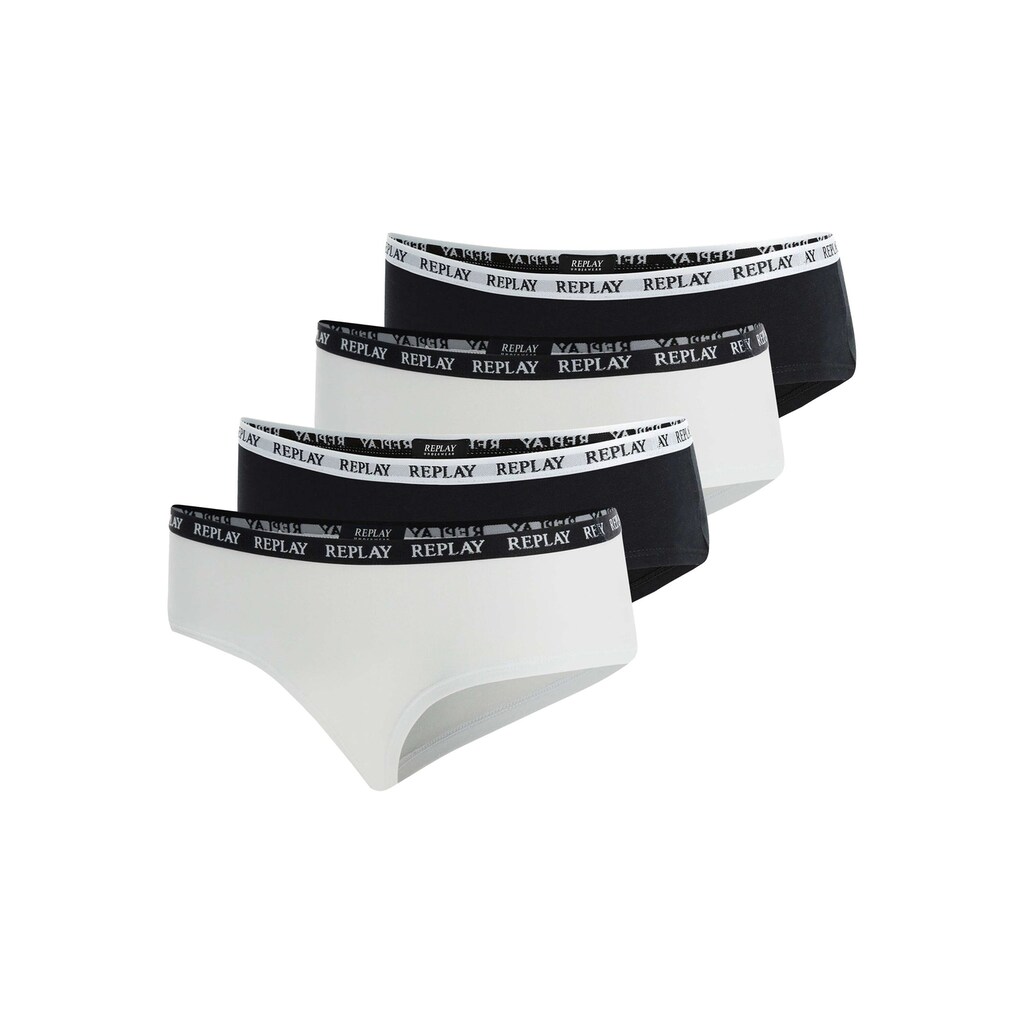 Replay Panty »Panty REPLAY LADY CULOTTE Style 1 T/C 4pcs waterfall pack 4er Pack«