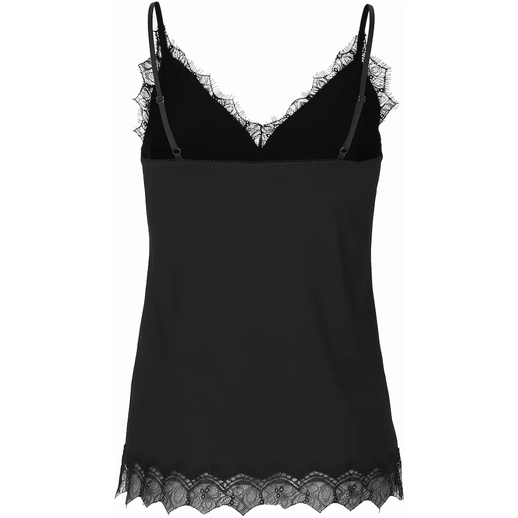 Rosemunde Unterhemd »Billie Strap Top« Wunderschöner Vintage-Spitzenbesatz An Ausschnitt Und Saum Online Bestellen