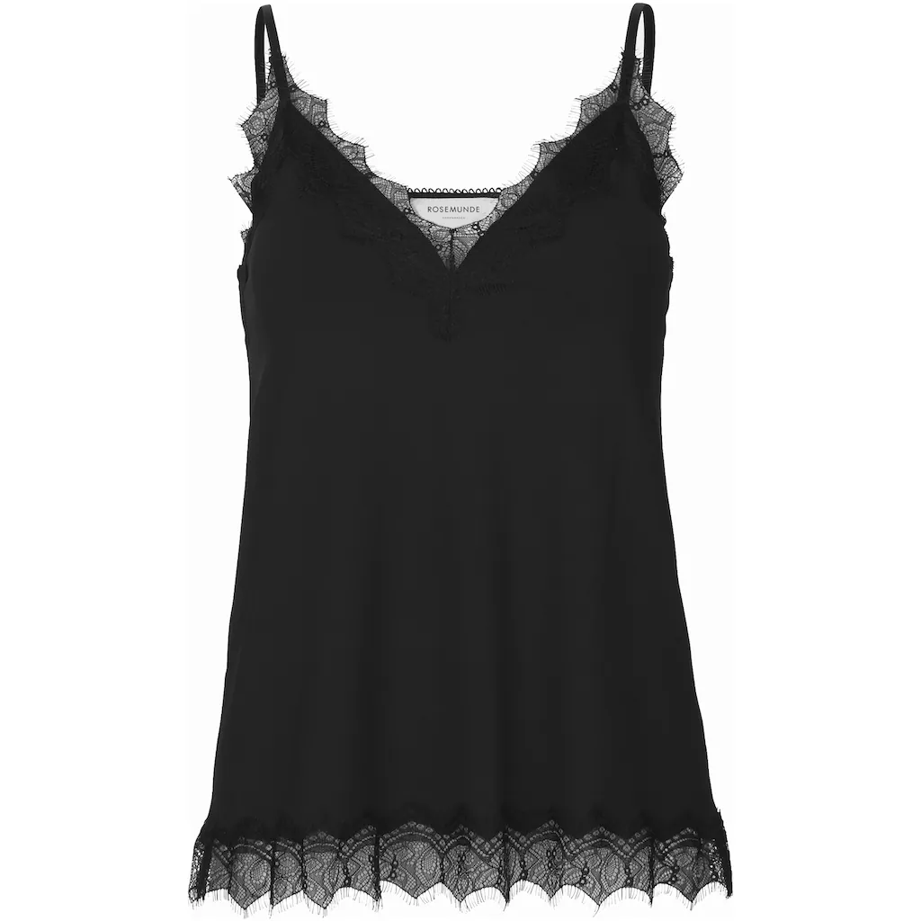 rosemunde Unterhemd »Billie Strap Top« wunderschöner Vintage-Spitzenbesatz an Ausschnitt und Saum online bestellen
