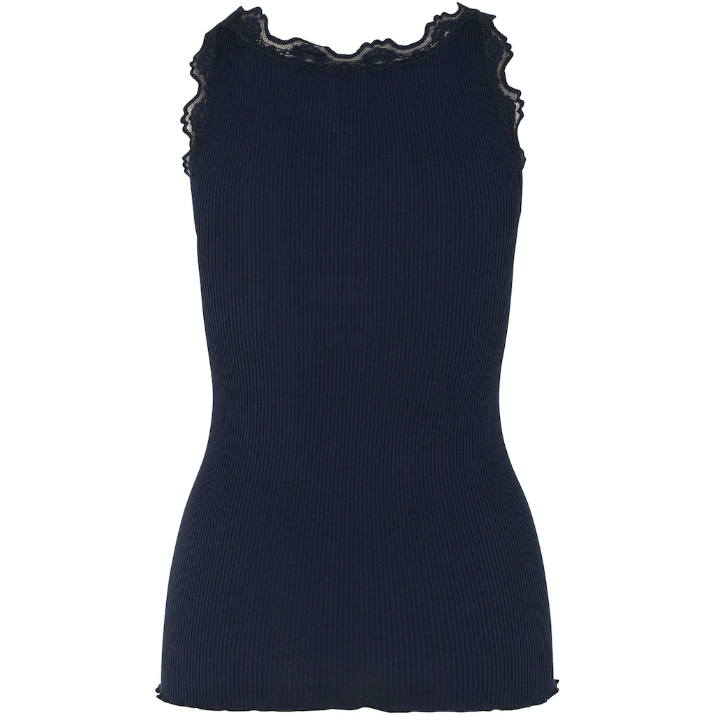 Rosemunde Unterziehshirt »Babette Silk Top« Ca. 65 Cm Lang Wunderschöner Vintage-Spitzenbesatz Am Ausschnitt Bestellen