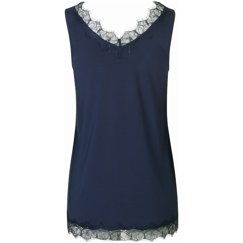 Rosemunde Unterziehshirt »Billie Tank Top« Mit Wunderschönem Vintage-Spitzenbesatz An V- Ausschnitt Und Saum Kaufen