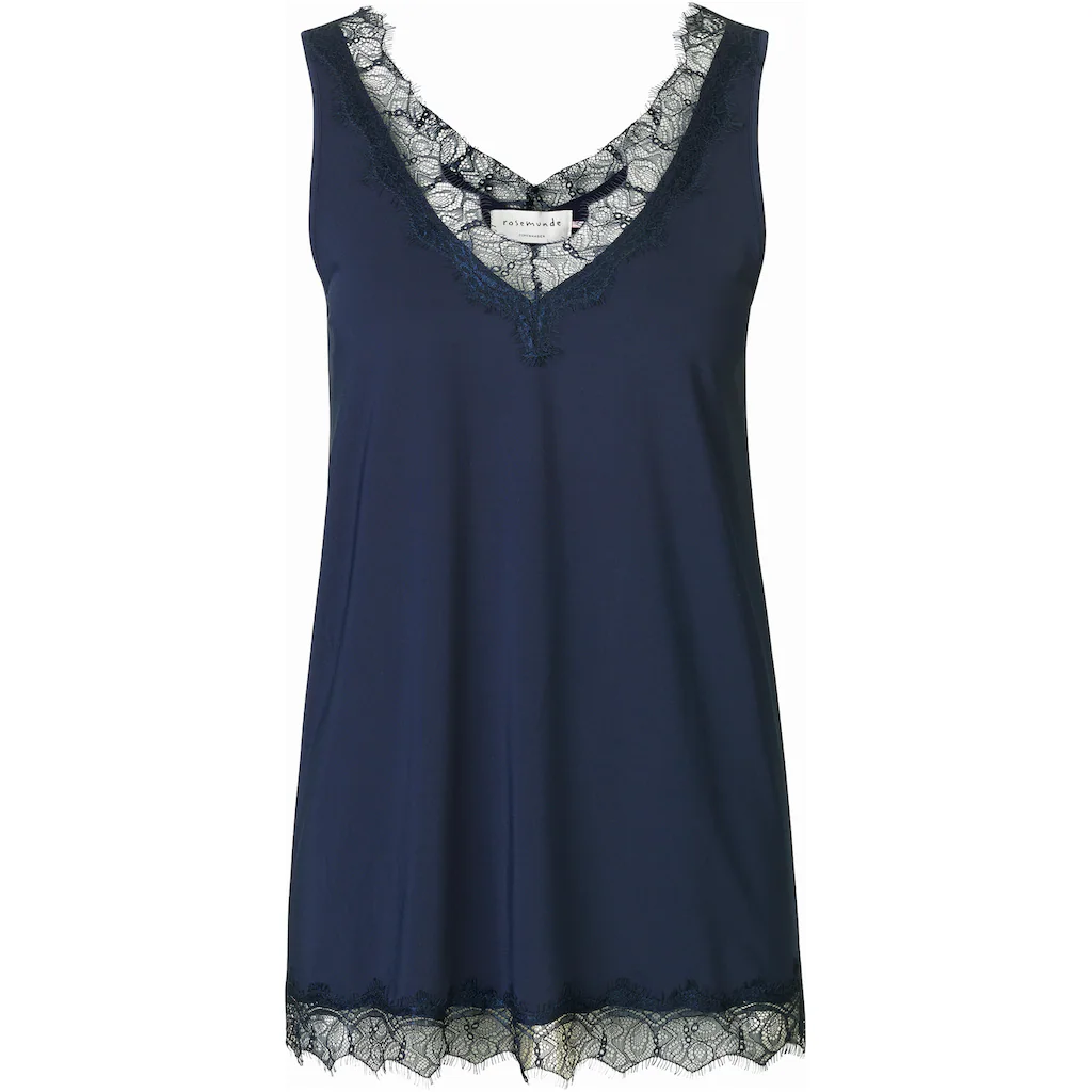 rosemunde Unterziehshirt »Billie Tank Top« mit wunderschönem Vintage-Spitzenbesatz an V- Ausschnitt und Saum kaufen