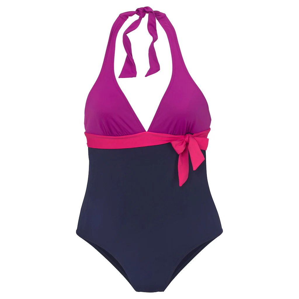 S.Oliver Badeanzug In Colourblocking-Optik Mit Shaping-Effekt Online Bestellen