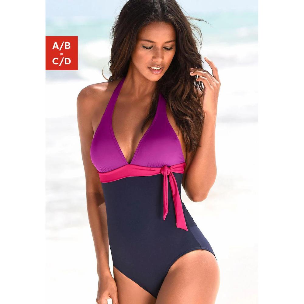s.Oliver Badeanzug in Colourblocking-Optik mit Shaping-Effekt online bestellen