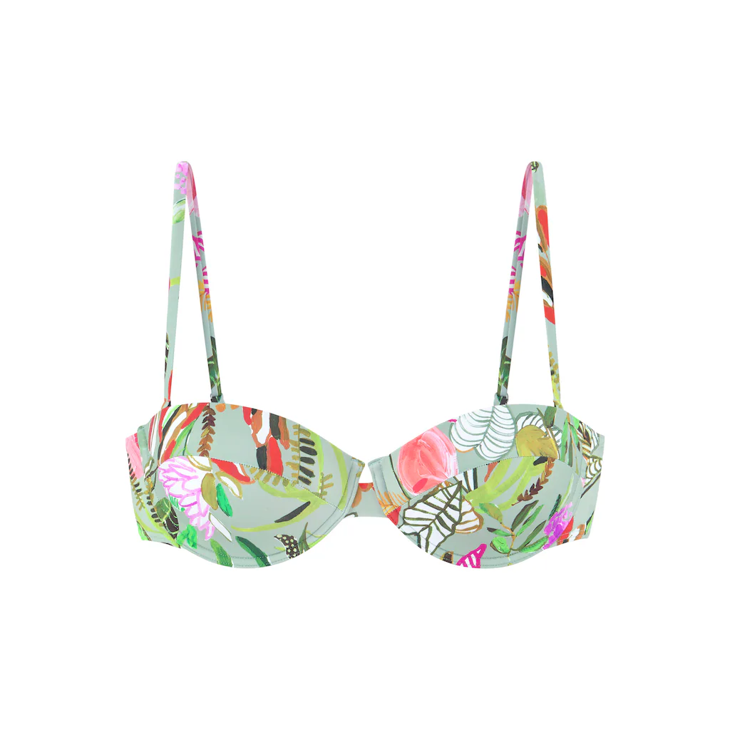 S.Oliver Balconette-Bikini-Top »Herbst« Im Floralen Design ▷ Für