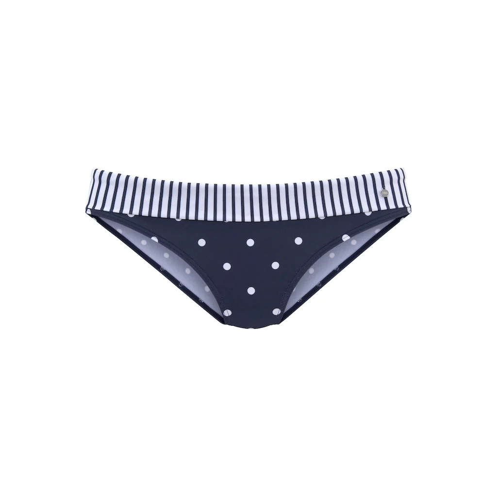 S.Oliver Bikini-Hose »Audrey« Mit Umschlagbund Und Mustermix ▷ Für