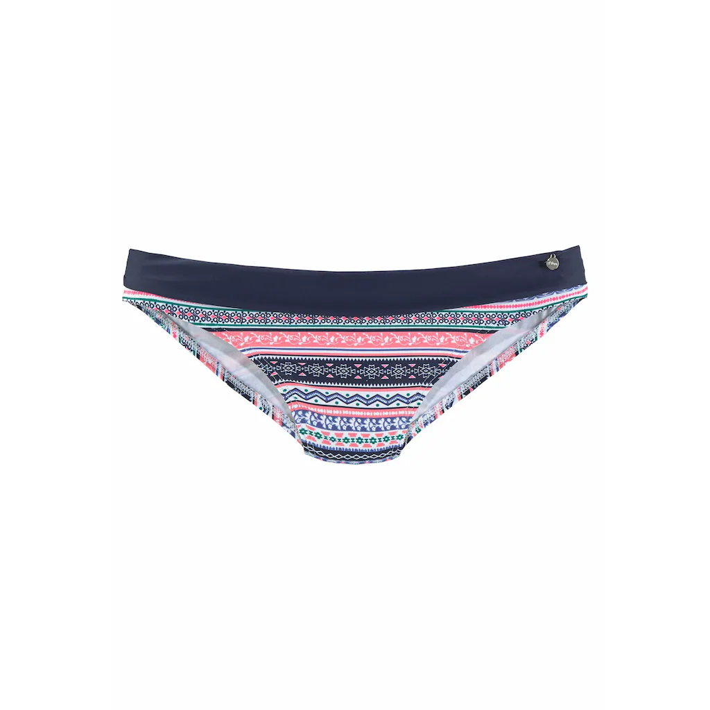 S.Oliver Bikini-Hose »Barcelona« Mit Umschlagbund In Kontrastfarbe ▷ Für