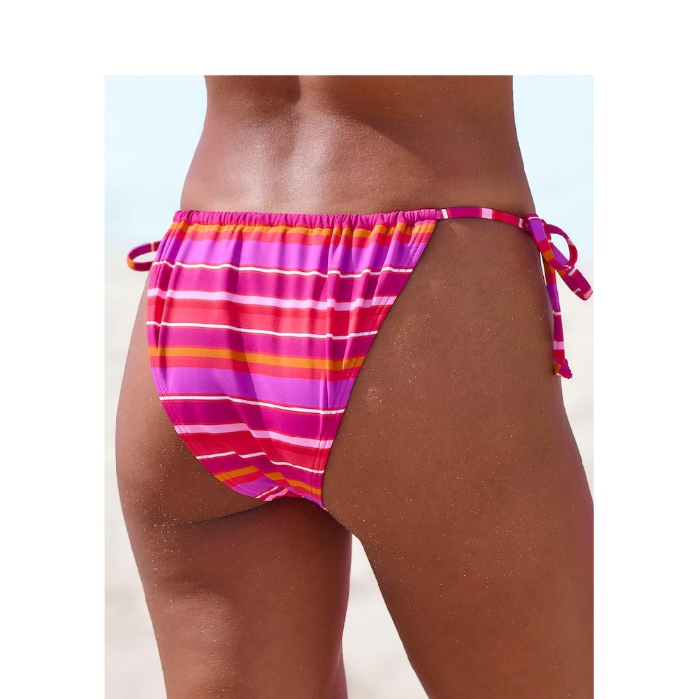 S.Oliver Bikini-Hose »Fun« In Knapper Schnittform Und Trendigem Streifen-Design Online Bestellen