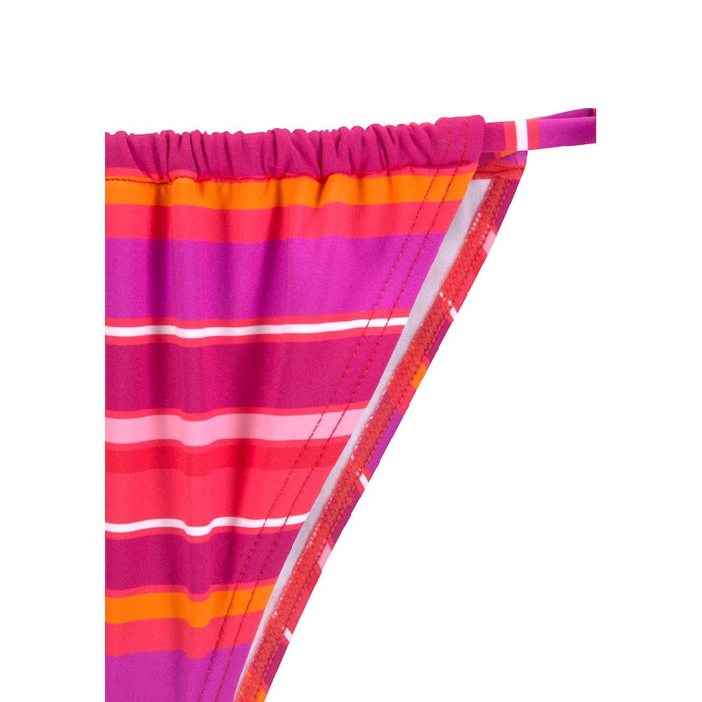 S.Oliver Bikini-Hose »Fun« In Knapper Schnittform Und Trendigem Streifen-Design Online Bestellen