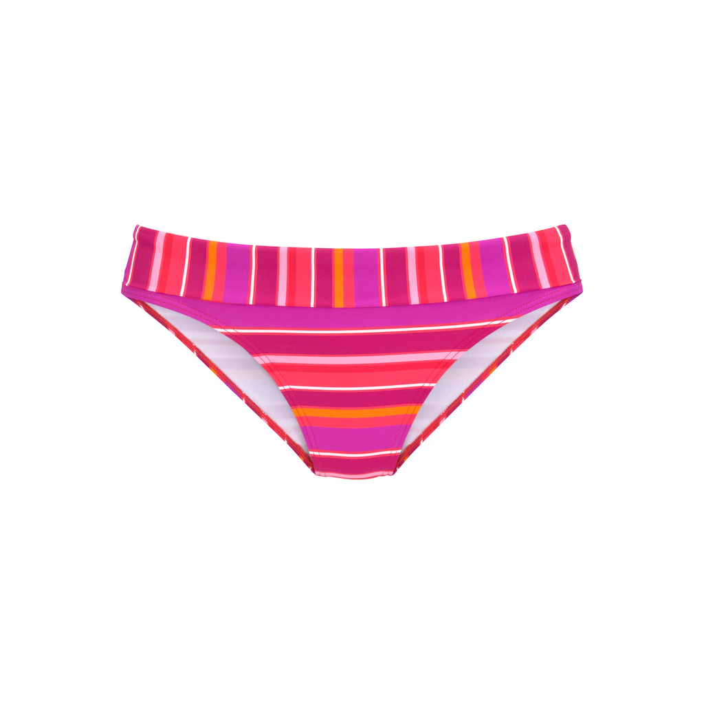 S.Oliver Bikini-Hose »Fun« Mit Umschlagbund Und Trendigem Streifen-Design Online Bestellen