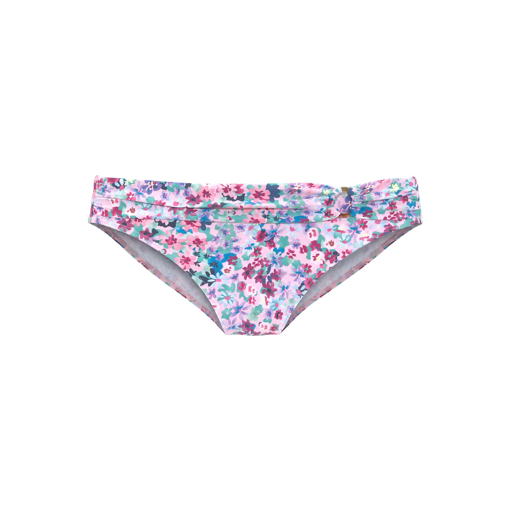 S.Oliver Bikini-Hose »Scatter« Florales Design In Hornoptik Aus Microfaser Mit Recyceltem Polyamid Online Bestellen