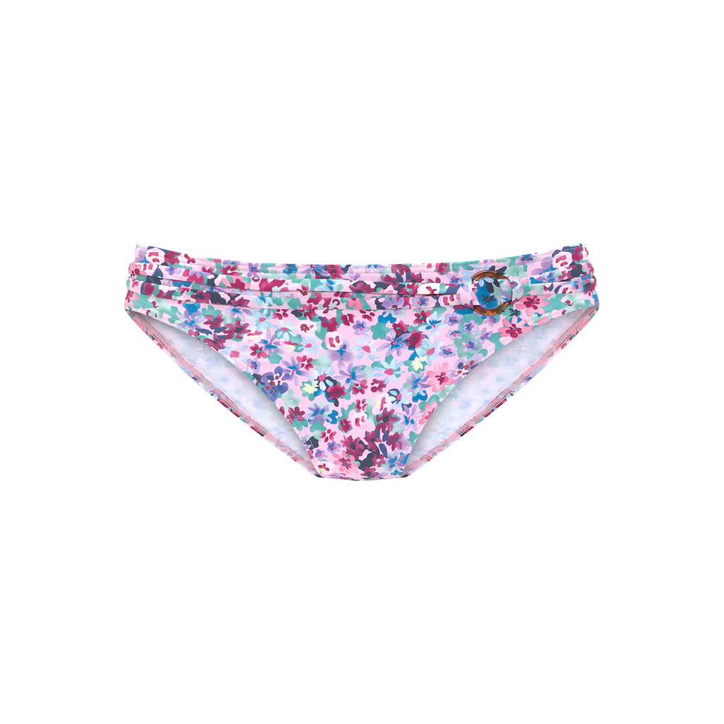 S.Oliver Bikini-Hose »Scatter« Mit Ring In Hornoptik Aus Microfaser Mit Recyceltem Polyamid Kaufen