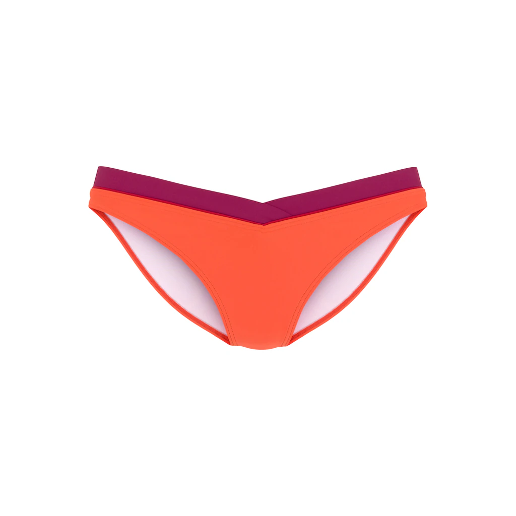 S.Oliver Bikini-Hose »Yella« Mit Kontrastfarbenen Details Und V-Bund Online Bestellen