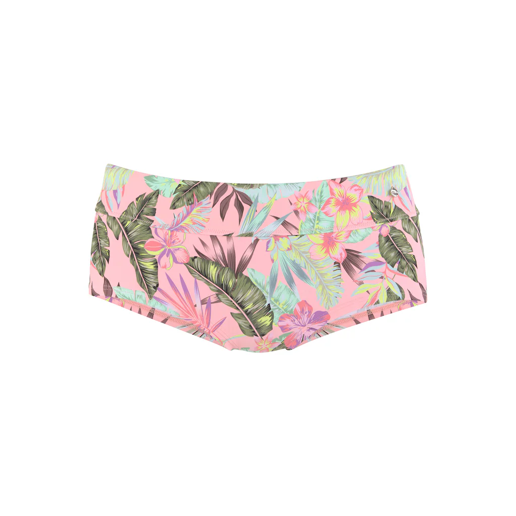 S.Oliver Bikini-Hotpants »Azalea« Im Tropischen Druck ▷ Für