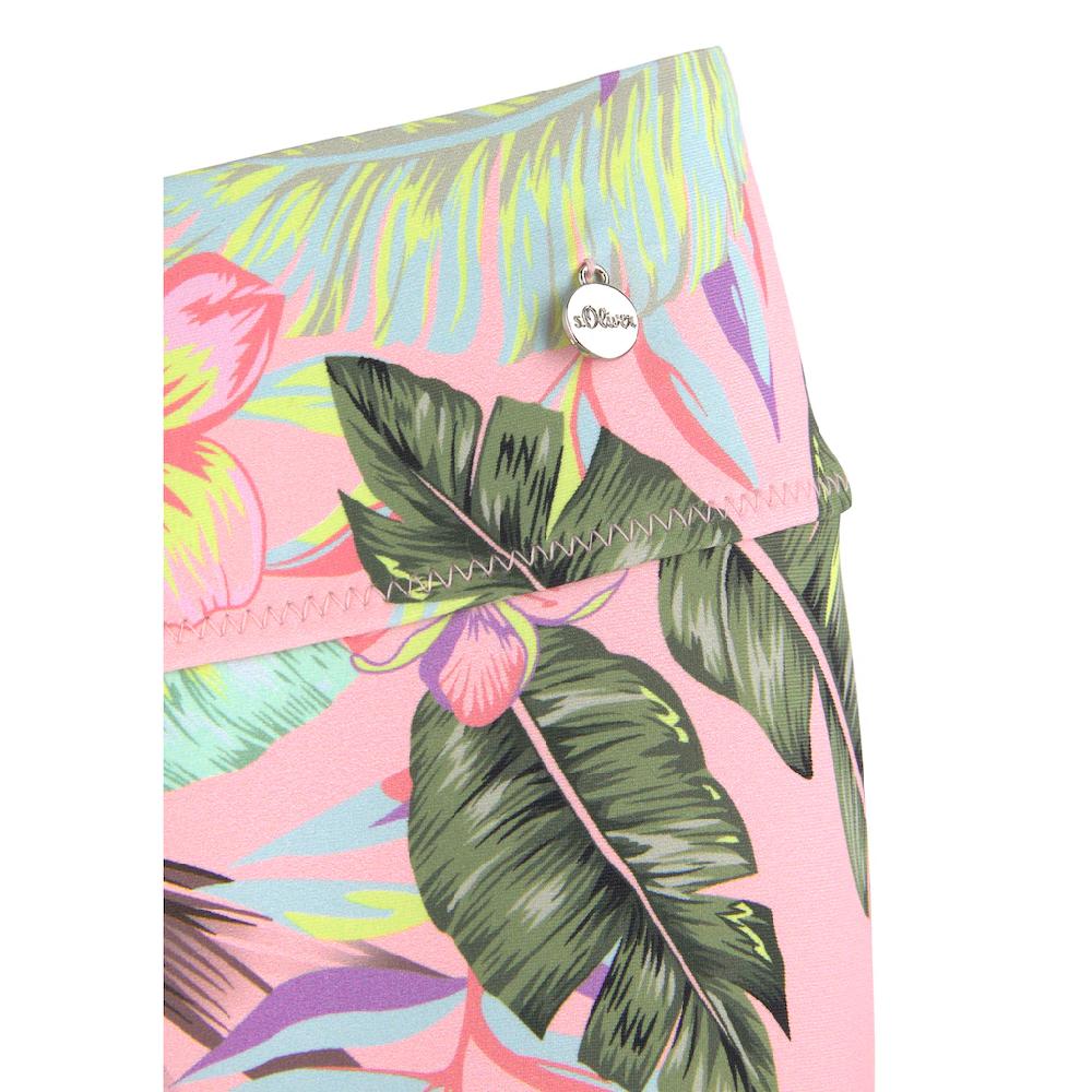 S.Oliver Bikini-Hotpants »Azalea« Im Tropischen Druck ▷ Für