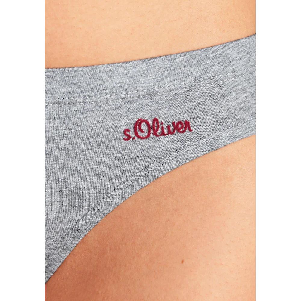S.Oliver Bikinislip (3er-Pack) Aus Elastischer Baumwoll-Qualität Online Bestellen