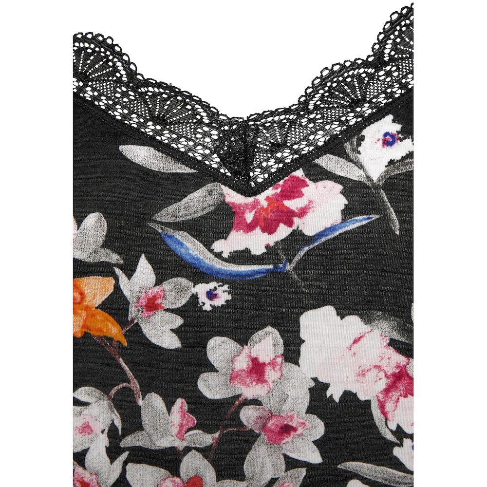 S.Oliver Bodywear Negligé Mit Floralem Muster Online Kaufen
