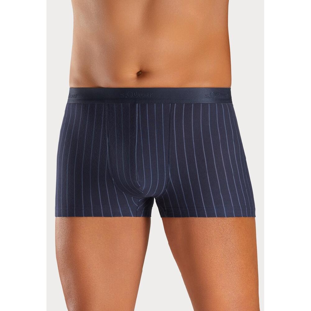 S.Oliver Boxer »Boxershorts Für Herren« (Packung 3 St.) In Streifen Und Uni Aus Baumwoll-Mix Bestellen
