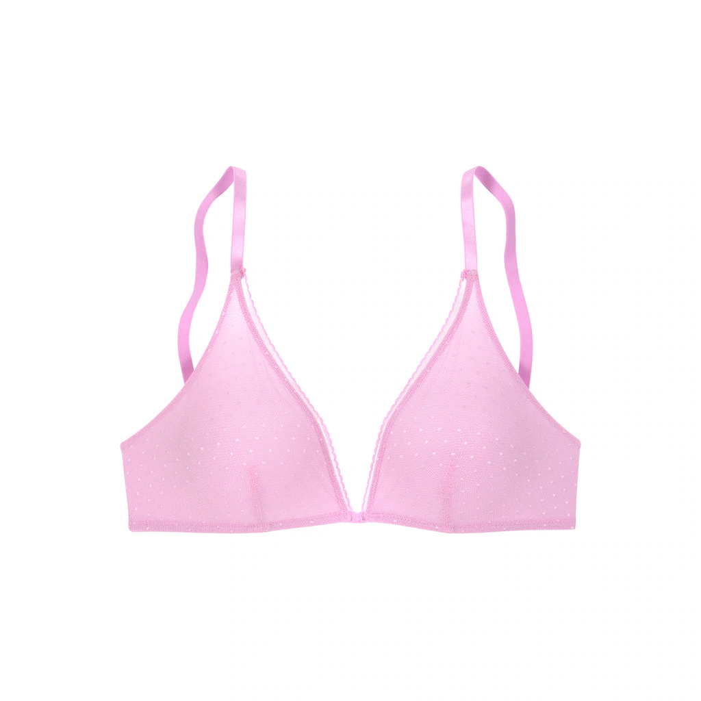 S.Oliver Bralette-BH »Charlotte« Ohne Bügel Aus Tüll In Dezenter Pünktchen-Optik Dessous Bestellen