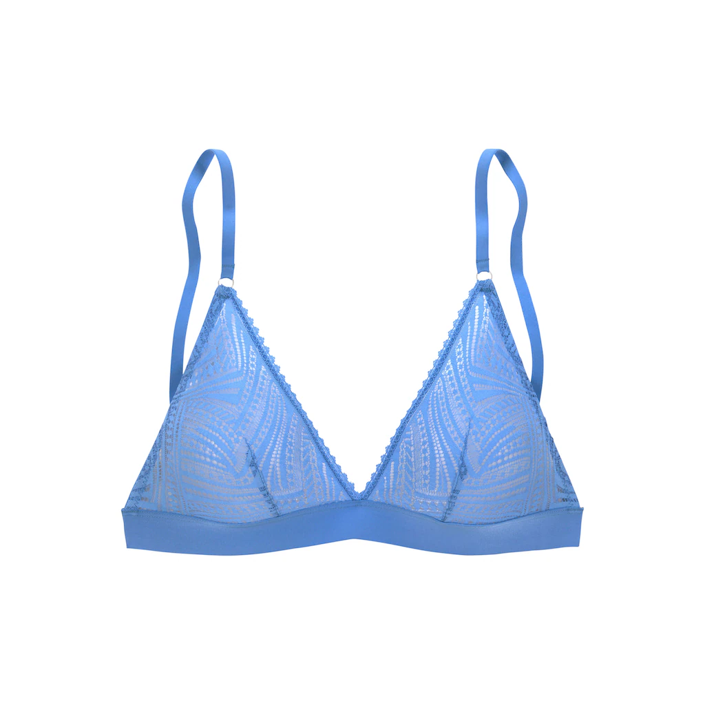 S.Oliver Bralette-BH »Clemence« Ohne Bügel Aus Graphischer Spitze In Transparenter Optik Dessous ▷ Für