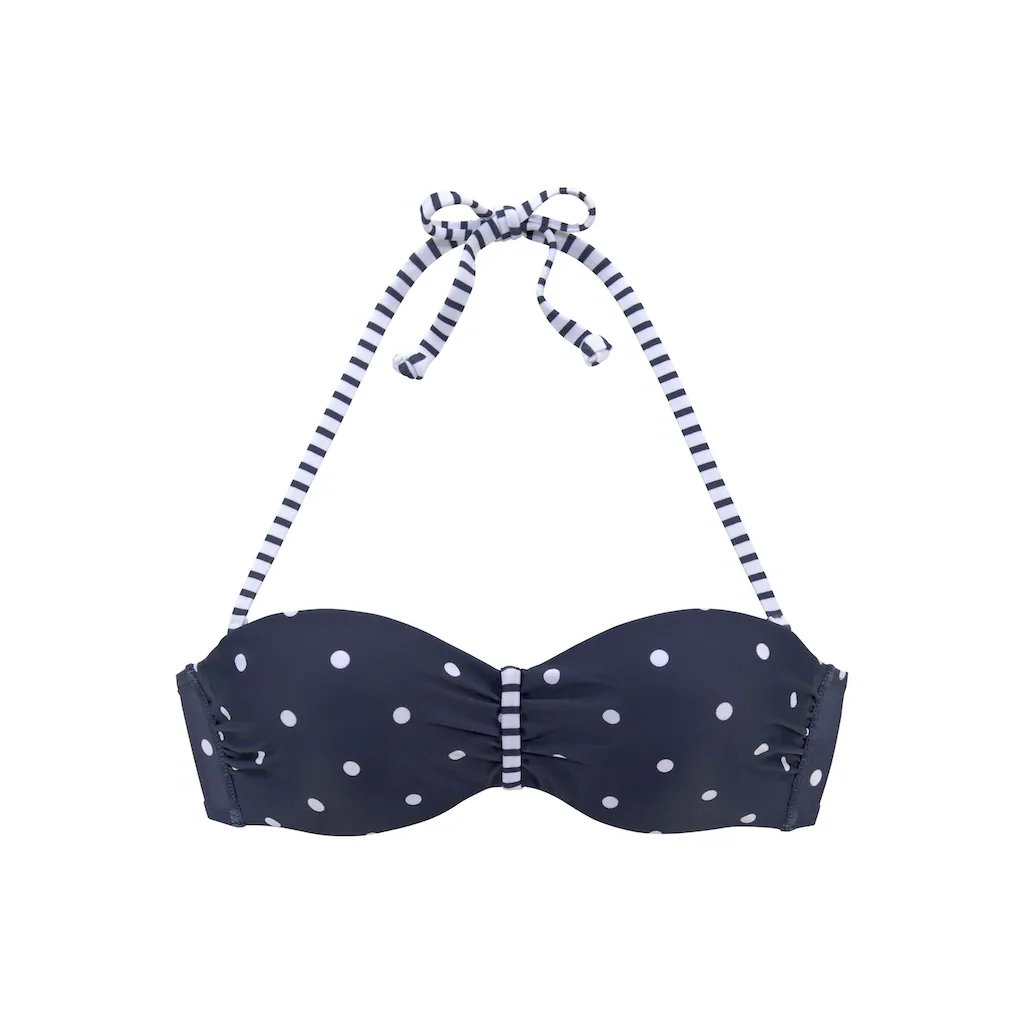 S.Oliver Bügel-Bandeau-Bikini-Top »Audrey« Mit Mustermix Aus Punkten Und Streifen Online Kaufen