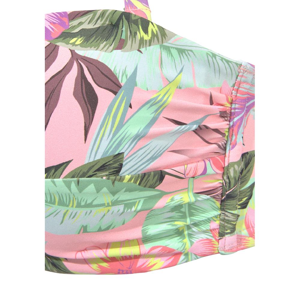 S.Oliver Bügel-Bandeau-Bikini-Top »Azalea« Im Tropischen Druck Kaufen