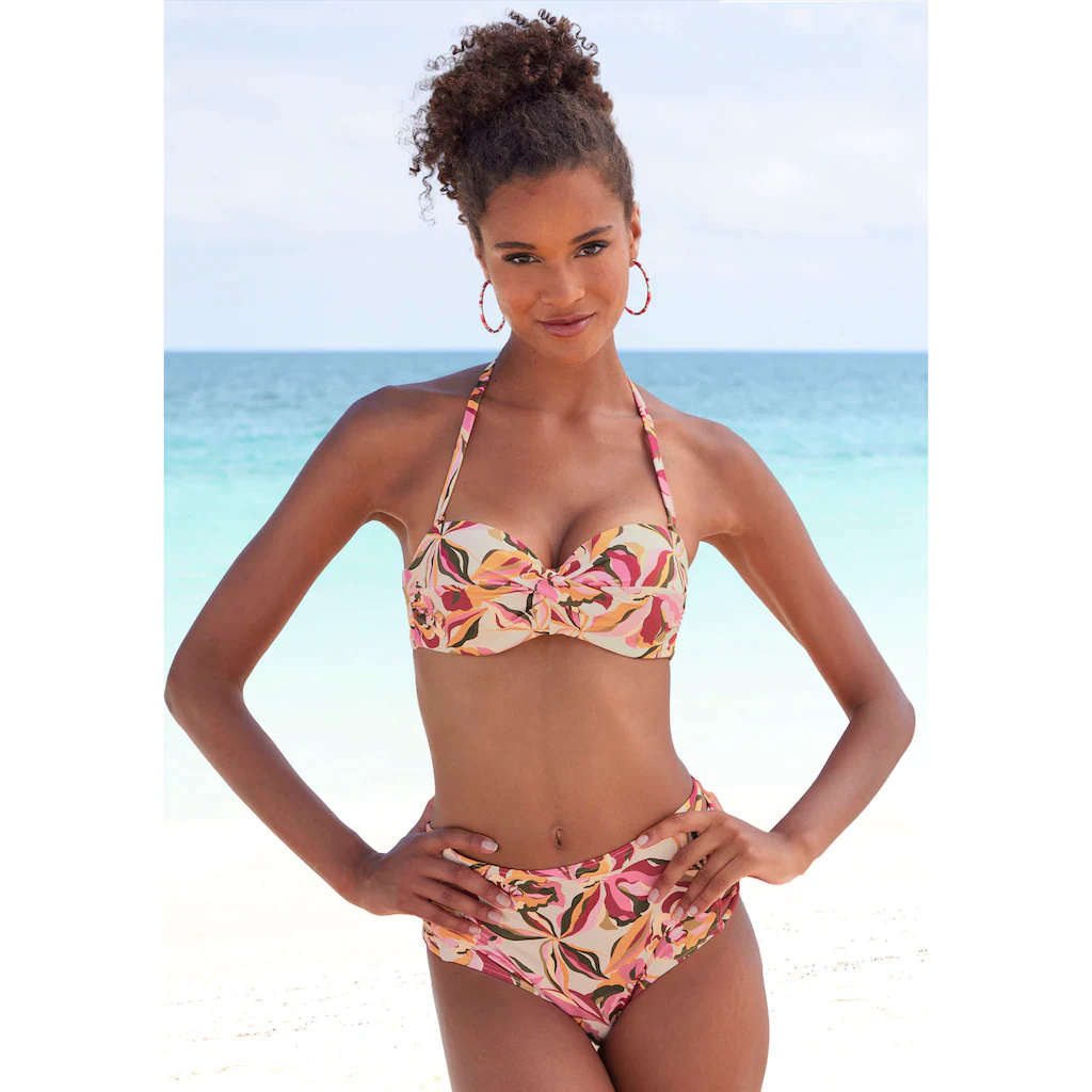 s.Oliver Bügel-Bandeau-Bikini-Top »Bauhinia« im floralen Design kaufen