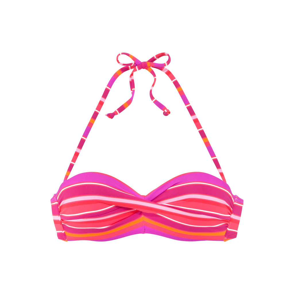 S.Oliver Bügel-Bandeau-Bikini-Top »Fun« Im Trendigen Streifen-Design Bestellen