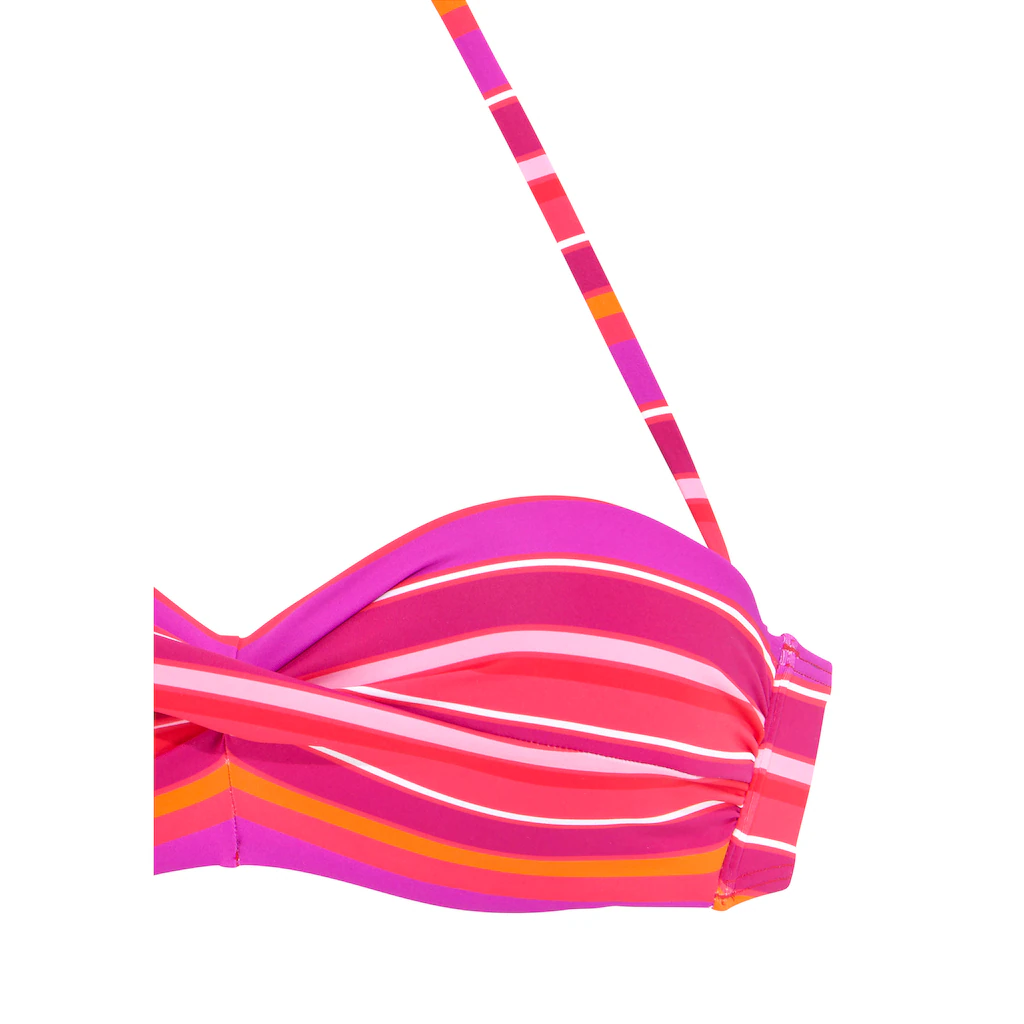 S.Oliver Bügel-Bandeau-Bikini-Top »Fun« Im Trendigen Streifen-Design Bestellen