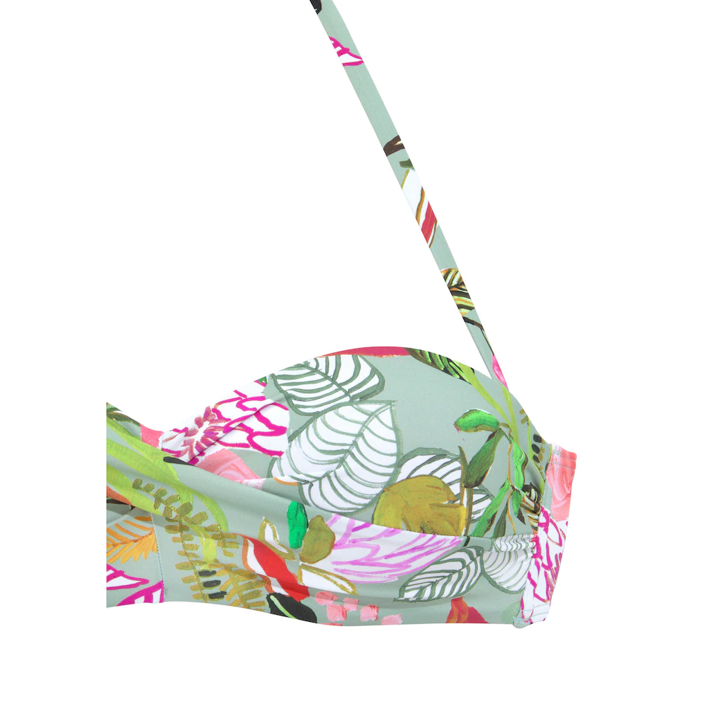S.Oliver Bügel-Bandeau-Bikini-Top »Herst« Im Floralen Design ▷ Für