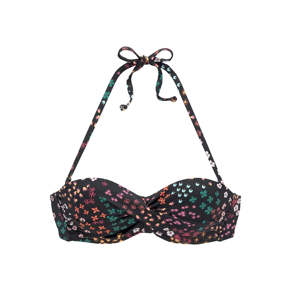 S.Oliver Bügel-Bandeau-Bikini-Top »Milly« Mit Blumenprint Bestellen