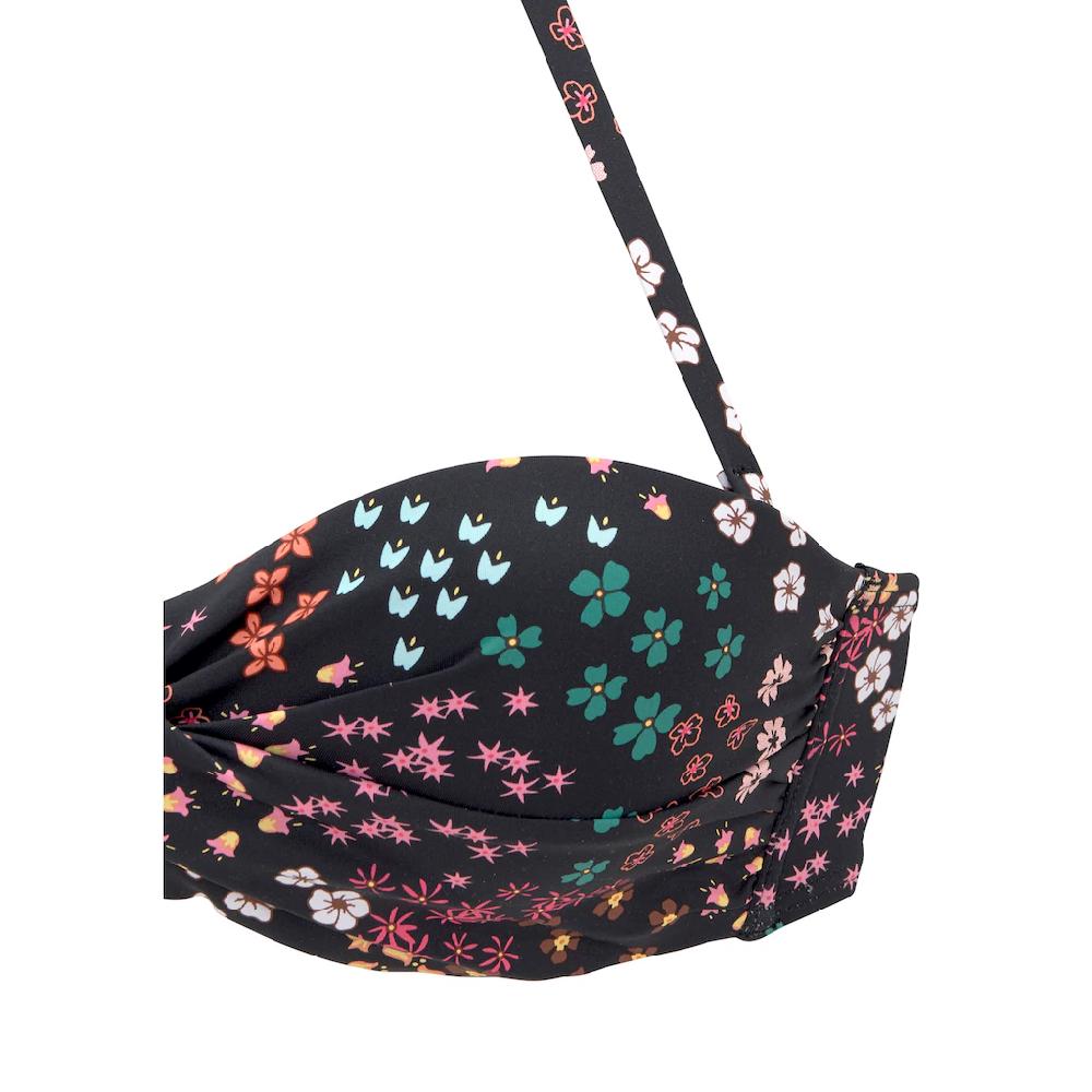 S.Oliver Bügel-Bandeau-Bikini-Top »Milly« Mit Blumenprint Bestellen
