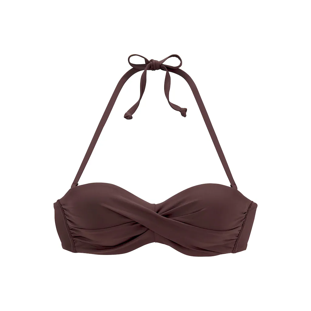 S.Oliver Bügel-Bandeau-Bikini-Top »Rome« In Wickeloptik ▷ Für