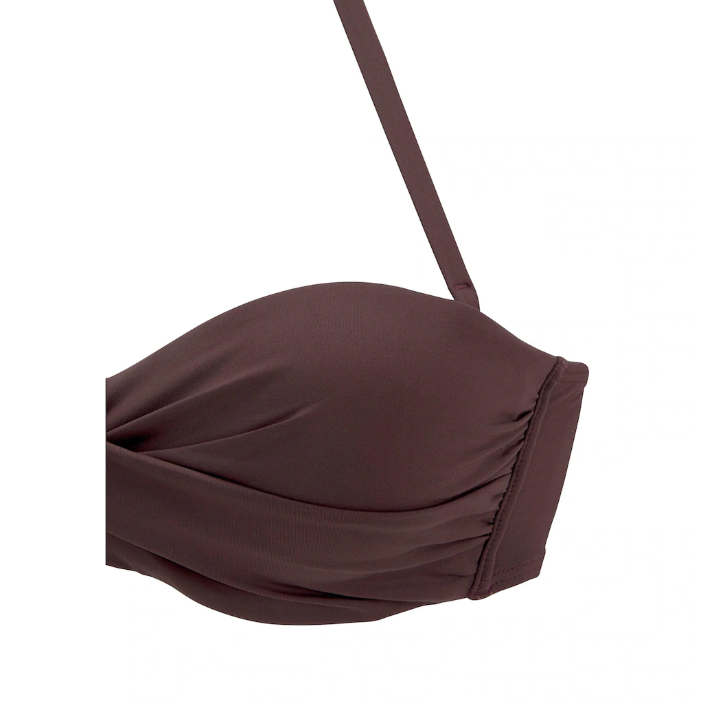 S.Oliver Bügel-Bandeau-Bikini-Top »Rome« In Wickeloptik ▷ Für