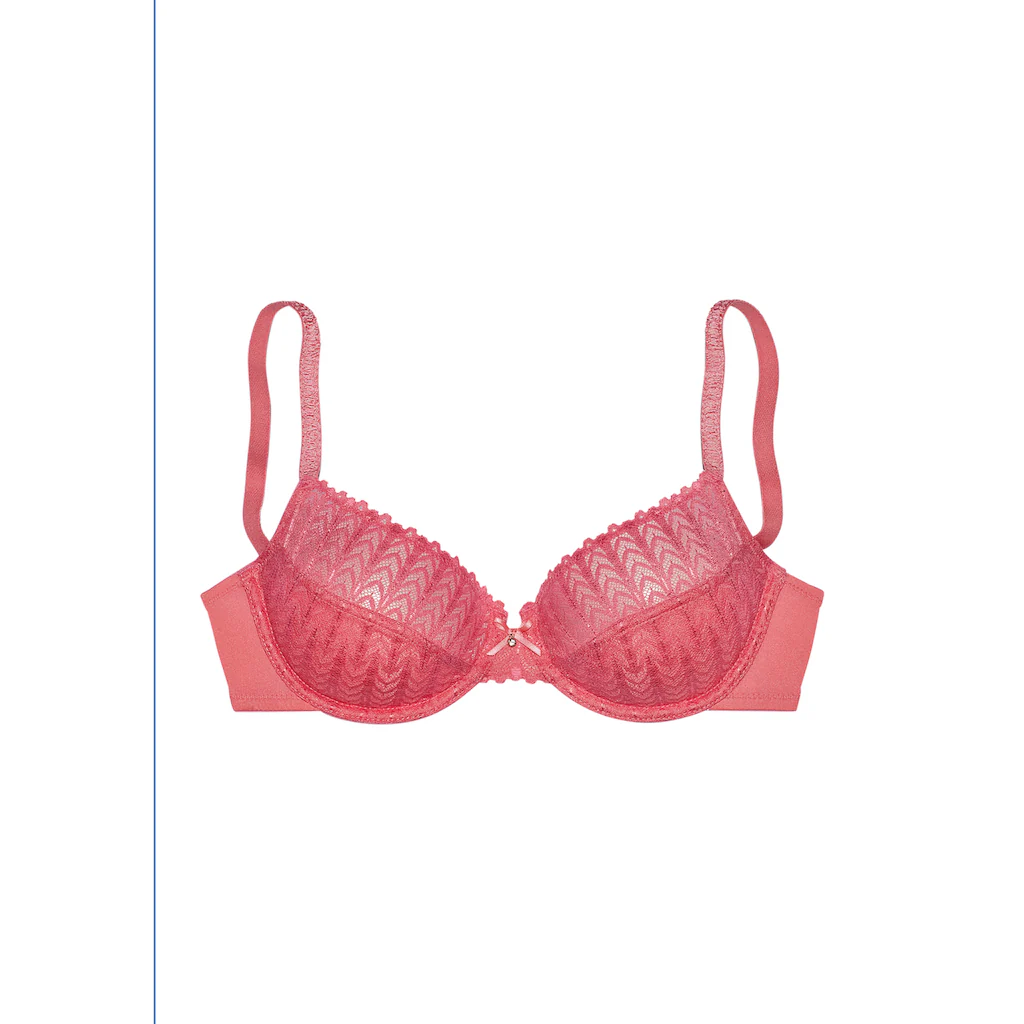 S.Oliver Bügel-BH Mit Transparenten Obercups Aus Graphischer Spitze Dessous ▷ Für