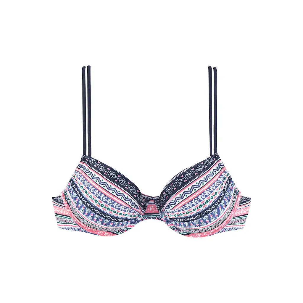 S.Oliver Bügel-Bikini-Top »Barcelona« Mit Modernem Ethno-Print Kaufen