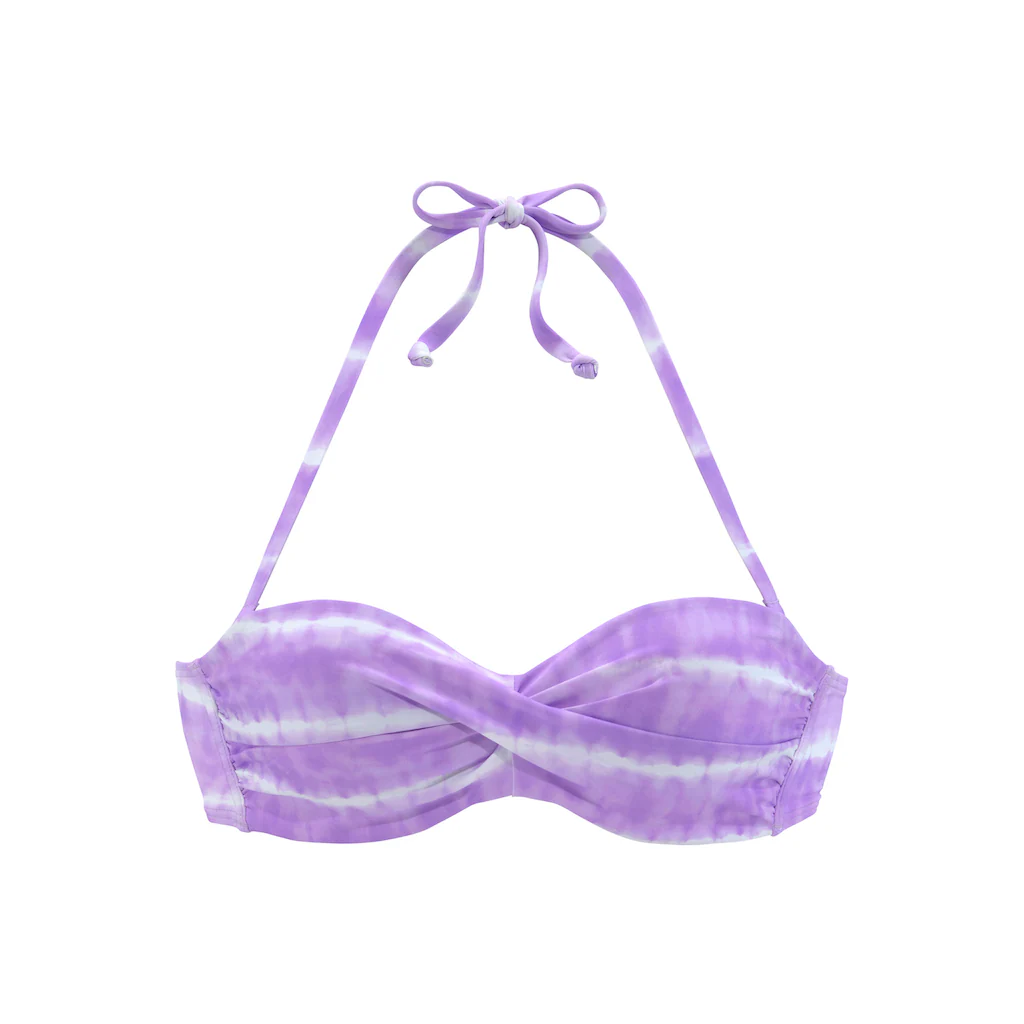S.Oliver Bügel-Bikini-Top »Enja« Mit Batikdruck Und Wickeloptik ▷ Für
